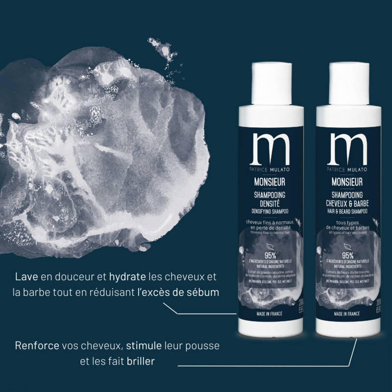 Shampoing densité Monsieur