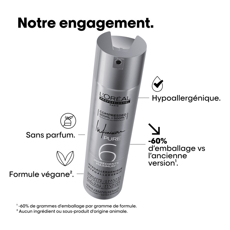 Laque Infinium Pure fixation extra forte