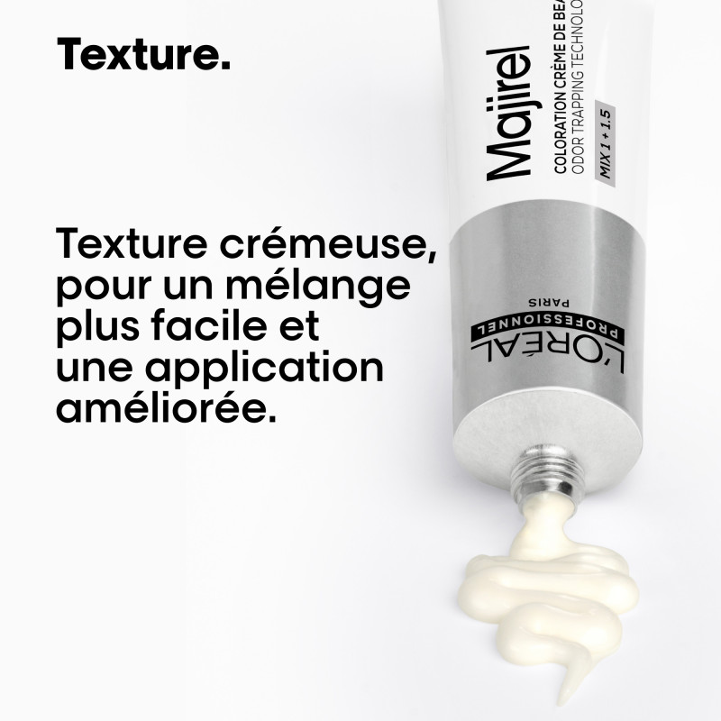 Coloration crème de beauté Majirouge 4.62 Châtain Rouge Irisé