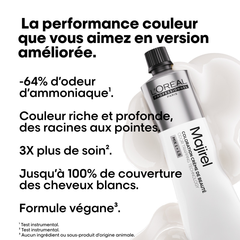 Coloration crème de beauté Majirouge 4.62 Châtain Rouge Irisé