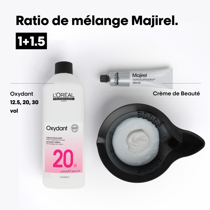Coloration crème de beauté Majirouge 4.62 Châtain Rouge Irisé